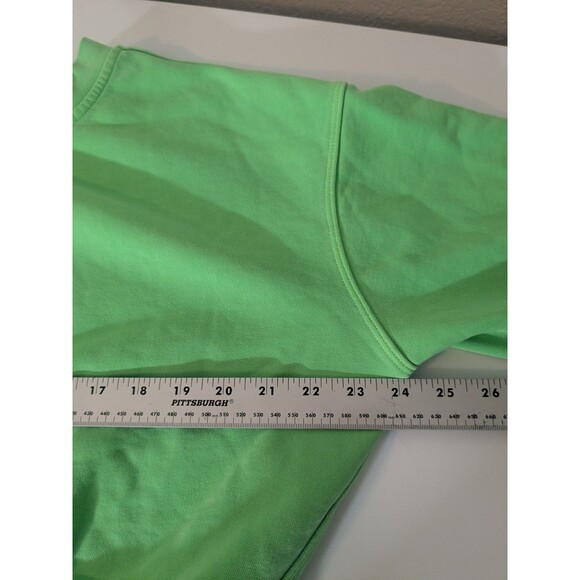 Lululemon Perfectly Oversized Cropped Softstreme Lime Green Sz S/XS(no tag) - Picture 4 of 8